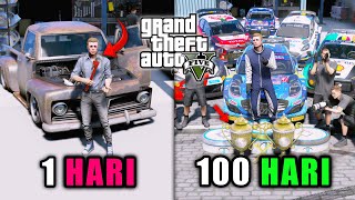 100 HARI DI GTA 5 !! DARI SEORANG MEKANIK BENGKEL SAMPE MENJADI JUARA RALLY INDONESIA GTA 5 MOD