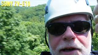 Zip Lining with Sony ZV-E10 / Go Pro Hero 10 / iPhone Cameras