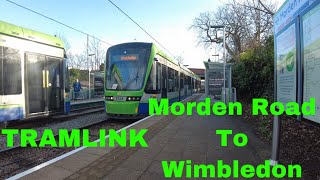 LONDON TRAMLINK JOURNEY | Morden Road to Wimbledon