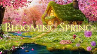 Blooming Spring ASMR Ambience 🌸 Whimsical Forest Cottage 🌷 Peaceful Nature Sounds