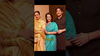 Nagarjuna with legendary actress Rekha # Rekha unseen moments with Nagarjuna Akkeneni # Rekha Nag