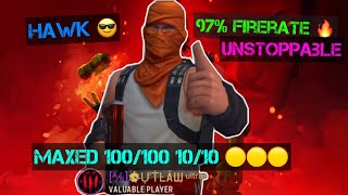 MAXED Hawk🔥with 97% firerate😱 UNSTOPPABLE✅#tacticool #tacticoollatino #tacticoolthailand #gameplay