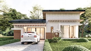 Simple House Design 2 Bedrooms 8m x 12m