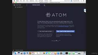 Learn python for beginners - Setting up Atom on Mac