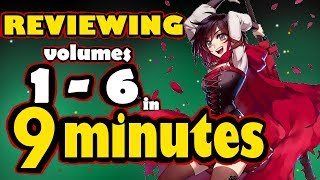 Reviewing RWBY Volumes 1-6 in 9 Minutes