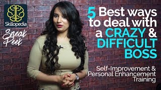 How I survived a Difficult & Crazy Boss? Self-Improvement & Personality Development Video
