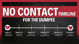 NO CONTACT TIMELINE For The Dumpee [MUST KNOW!!!]