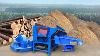 full automatic tree debarking machine wood log debarker