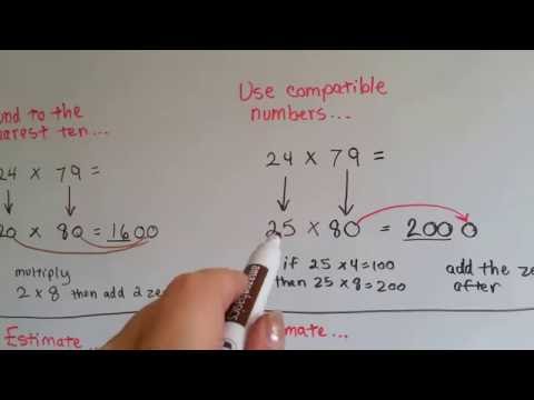 Grade 4 Math 3.2, Estimate Products for 2 digit Multiplication Grade 4 Math 3.2, Estimate Products for 2 digit Multiplication