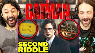 BATMAN Trailer | RIDDLER SECOND CLUE Solved? - REACTION!!! (New Rockstars)