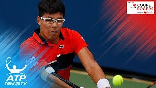 Hyeon Chung upsets David Goffin | Coupe Rogers Montreal 2017