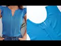 The Best Way To Sew Women's Collar | Sewing Tips And Tricks Tutorial | Thuy Sewing