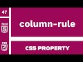 CSS Property : column-rule explained !