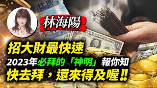 林海陽 招大財最快速2023年必拜的「神明」報你知..，快去拜，還來得及喔..！！