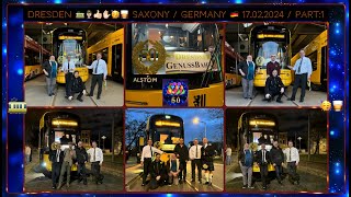 50.Whisky-Tram mit Henry und Freunden / Teil:1 / Dresden, 17.02.2024 / 50.Whisky tram with Henry