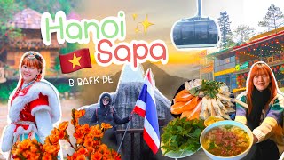 Hanoi - Sapa 🚡⛰️ ไปเที่ยวเวียดนามกัน 5 วัน 4 คืน บันเทิงอยู่นะ | B BAEK PE