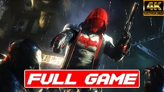 BATMAN ARKHAM KNIGHT Red Hood Gameplay Walkthrough FULL GAME [4K 60FPS PC]