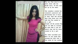 Crossdressing Captions |Boy wear girls clothes|Forced Feminization|Male to female|btg|tg captions|