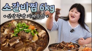 혼자 소갈비찜 6kg 만들어 먹는 여자! 😎우리집에 음식물처리기 들어왔어요