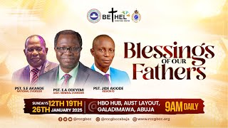 RCCG BCC Sunday Service | Blessing of our Fathers | 12th January 2025.