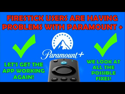 How to Fix Paramount Plus Not Working on Fire Stick