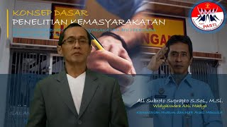 KONSEP DASAR PENELITIAN KEMASYARAKATAN