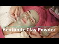 premium grade 100% pure bentonite clay powder hypoallergenic chemical free and natural