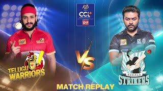 Telugu Warriors Vs Kerala Strikers | Celebrity Cricket League | S10 | Match Replay | Match 9