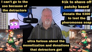 DsP--I cant go to the zoo--donate the $300 to test the soap--ultra furious that detractors get $