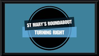 LUTON TEST ROUTE | ST MARY’S ROUNDABOUT | TURNING RIGHT | DRIVING TEST | LEARN TO DRIVE | 2024