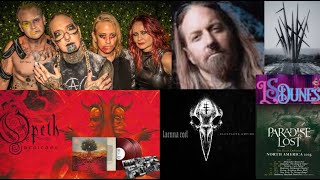 COAL CHAMBER cancel 2025 tour - new Lacuna Coil - Opeth vinyl - new Venamoris - Paradise Lost tour