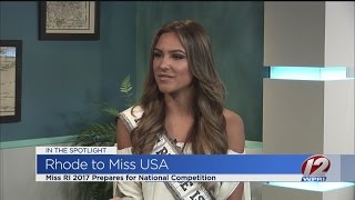 Miss RI 2017 preps for Miss USA