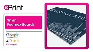 Custom Printed 3mm Foamex Board for your Business in UK