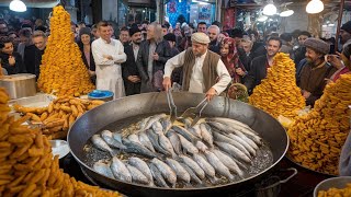 100KG FISH FRY SOLD DAILY - CRISPY FISH FRY RECIPE - Afghani Street Food Fish Fry