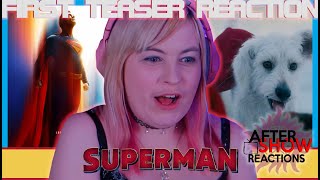 Superman (2025) Teaser Trailer Reaction | SUPERMAN FAN REACTS