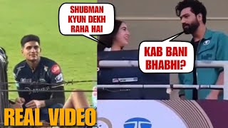 Sara Ali Khan got blush when fans chanting Sara Bhabhi in front of Shubman Gill when rain stop match