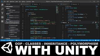 Unity C# Fundamentals - Classes, Inheritance, Polymorphism, and Composition