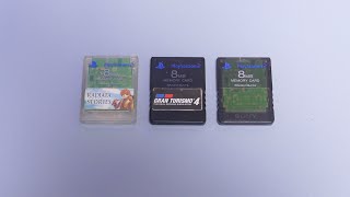 【中身は？】PS2のメモリーカードが押し入れの奥底から発掘されました。