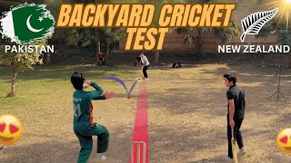 Pakistani Pacers Massive Swing in Backyard Cricket Test | PAK VS NZ | 2nd Innings | Off Yorker