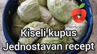 Kako ukiseliti kupus - jednostavan recept