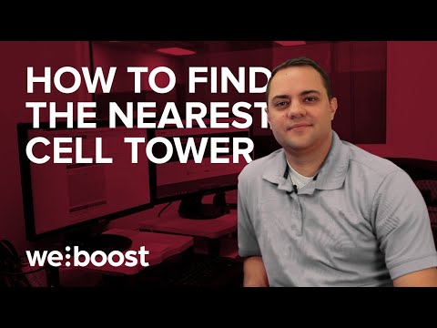 How to find the nearest cell tower | weBoost How to find the nearest cell tower | weBoost