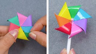 Pinwheel making tutorial | DIY Miniature Hacks | #Shorts