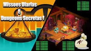 Missões diárias e Dungeons Secretas No Dofus !