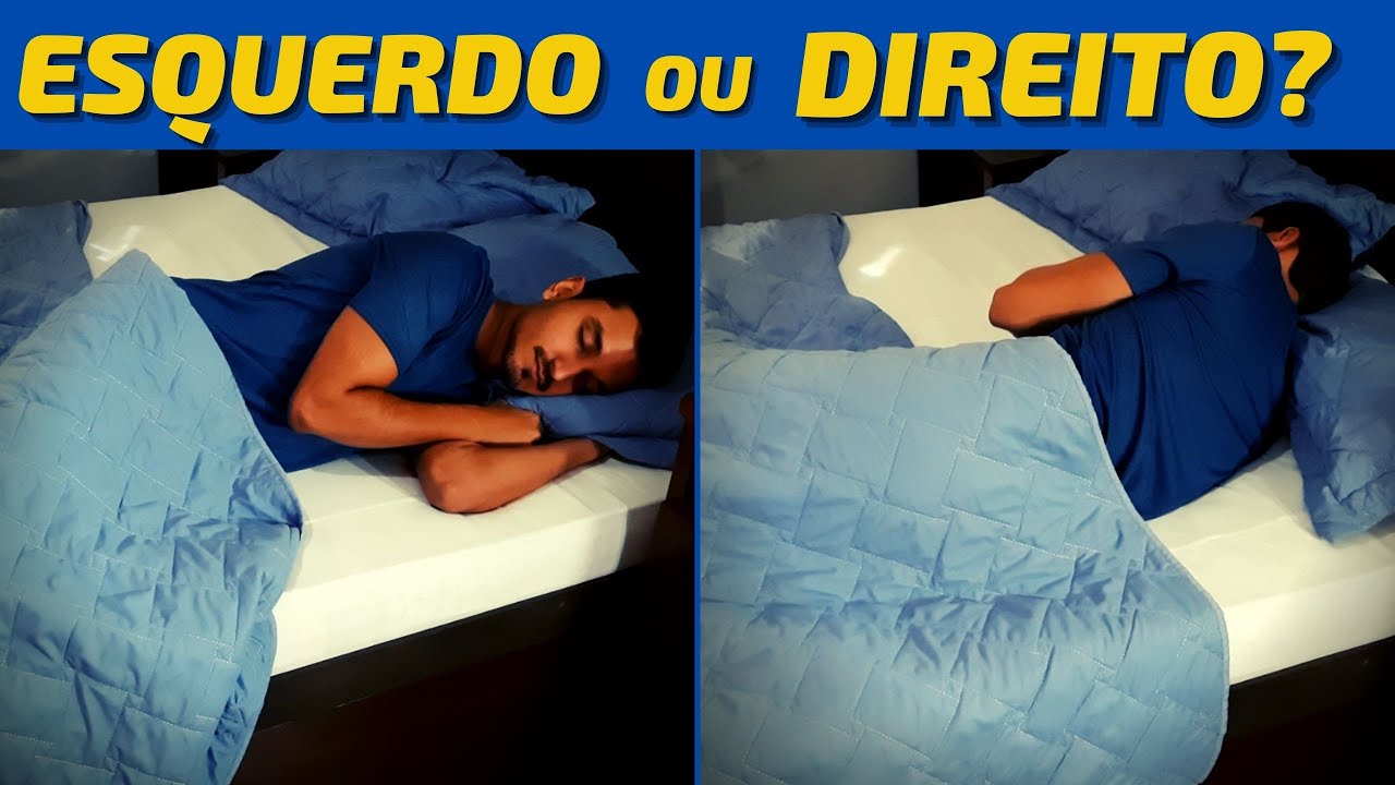 Qual LADO Melhor Para DORMIR? 😴O Que Acontece Se Dormir Do Lado ...