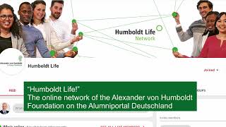 Humboldt Life on the Alumniportal Deutschland