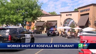Worker shot at Roseville restaurant
