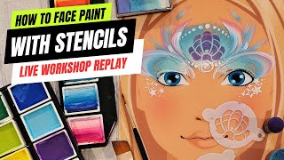 Face Paint Stencils Masterclass | LIVE REPLAY