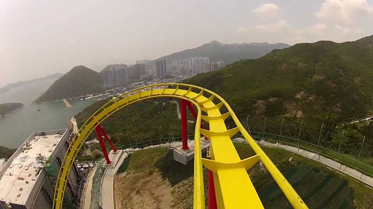 Rollercoasters In Ocean Park Hong Kong - YouTube