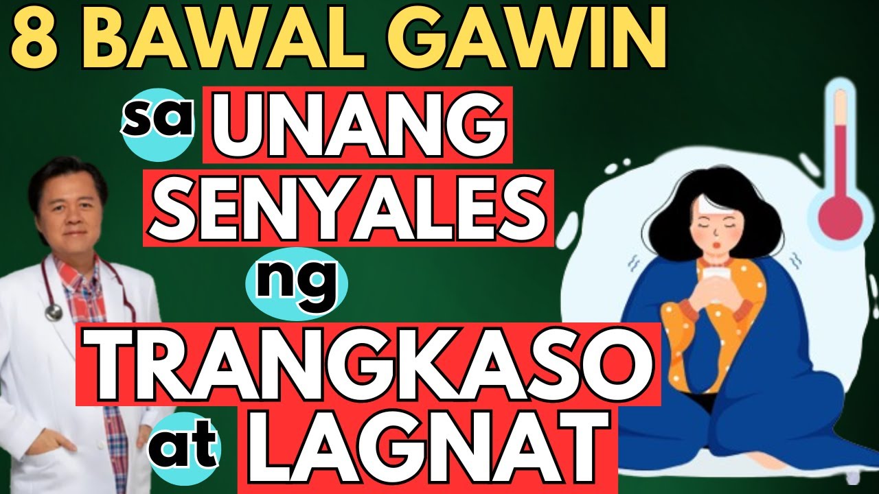 8 Bawal Gawin Sa Unang Senyales Ng Trangkaso At Lagnat. - By Doc Willie ...