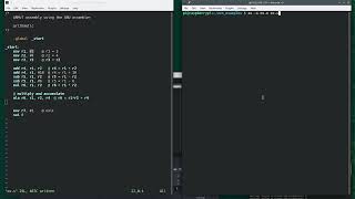 ARMv7 Assembly using GNU Assembler: Arithmetic and values in registers